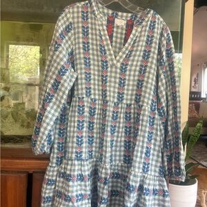Blue and Red Checkered women’s dress